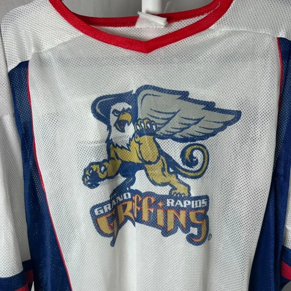 Vintage Grand Rapids‎ Griffins white hockey jersey #hockey #sportsweare